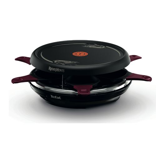 Tefal Raclette RICHESMONTS 3en1,raclette/Grill/CREPE , 6 personnes,850w RE12R810 Fabriqué en France – Image 2