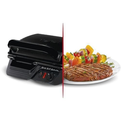 Tefal Grille Viande 3 En 1 Gc308812 /Panini / Barbecue/ Ultracompact - 2000 W Noir – Image 2