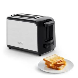 Tefal Grille-pain inox Multifonctions Noir 850W TT410D10