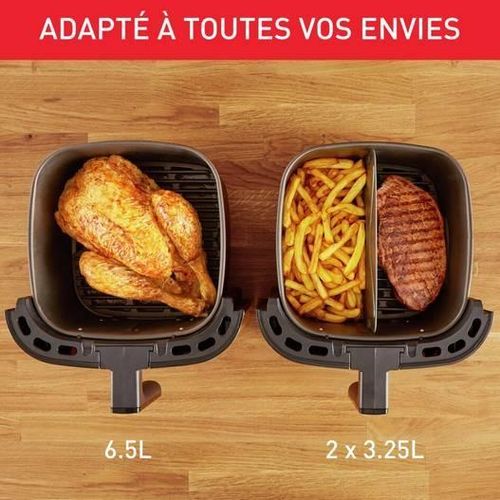 Tefal Friteuse Air Fryer 2 En 1 sans huile 6.5L 1830W a air - 8 Programmes Digital Inox - Easy Fry And Grill XXL EY801D27 – Image 4