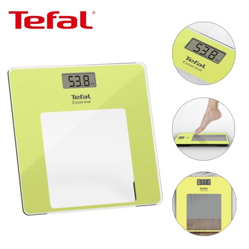 Tefal Pèse Personne Numérique Ultra-Slim 150Kg Avec Affichage LCD - ESSENTIAL PP1305V0