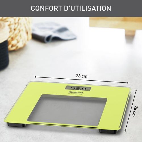 Tefal Pèse Personne Numérique Ultra-Slim 150Kg Avec Affichage LCD - ESSENTIAL PP1305V0 – Image 5