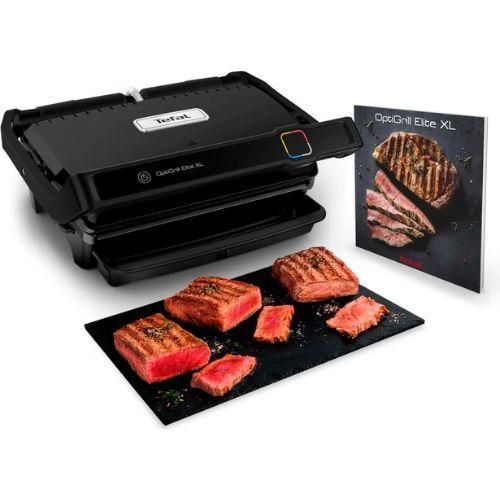 Tefal OptiGrill Elite XL Gril de contact 16 programmes Affichage numérique Griller à l'intérieur Un plaisir magistral 2200W