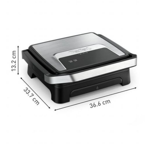 Tefal Panineuse et Grill Électrique 2En1 2000W avec Thermostat Réglable et Plaques Antiadhésives - Inicio Grill GC271D10 – Image 7