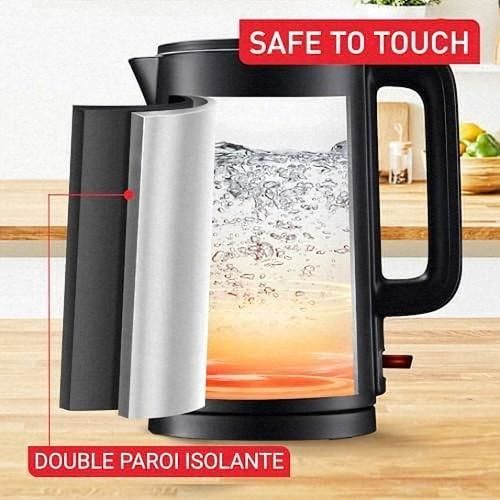 Tefal Bouilloire électrique 1500W 1.5L Noir et intérieur inox - Thermo Protect KO1408E0 – Image 7