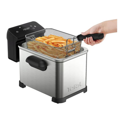 Tefal Friteuse Électrique à huile 4L 1.3KG 2400W avec 6 Programmes Inox - écran Tactile Digital - FR507D10 – Image 3