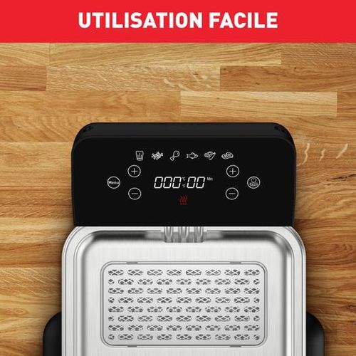 Tefal Friteuse Électrique à huile 4L 1.3KG 2400W avec 6 Programmes Inox - écran Tactile Digital - FR507D10 – Image 5
