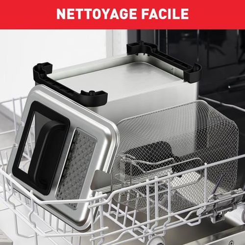 Tefal Friteuse Électrique à huile 4L 1.3KG 2400W avec 6 Programmes Inox - écran Tactile Digital - FR507D10 – Image 8