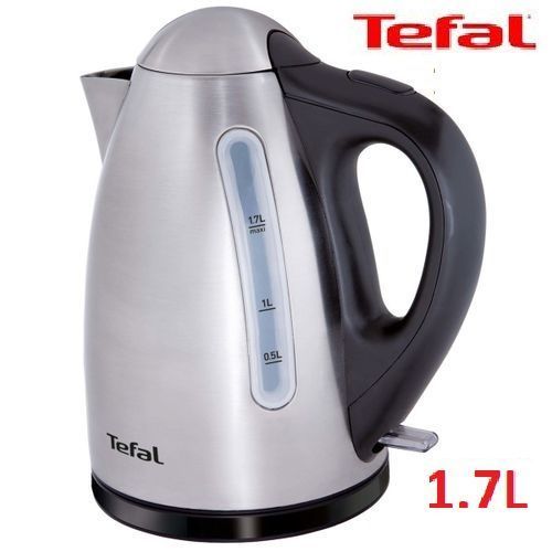 Tefal Bouilloire Express1,7 Litre - Filtre Anti-Tartre - 2400W- Ki110F10 - Inox/Noir