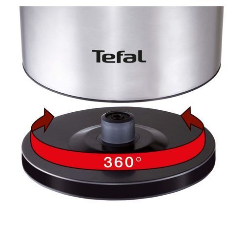 Tefal Bouilloire Express1,7 Litre - Filtre Anti-Tartre - 2400W- Ki110F10 - Inox/Noir – Image 4