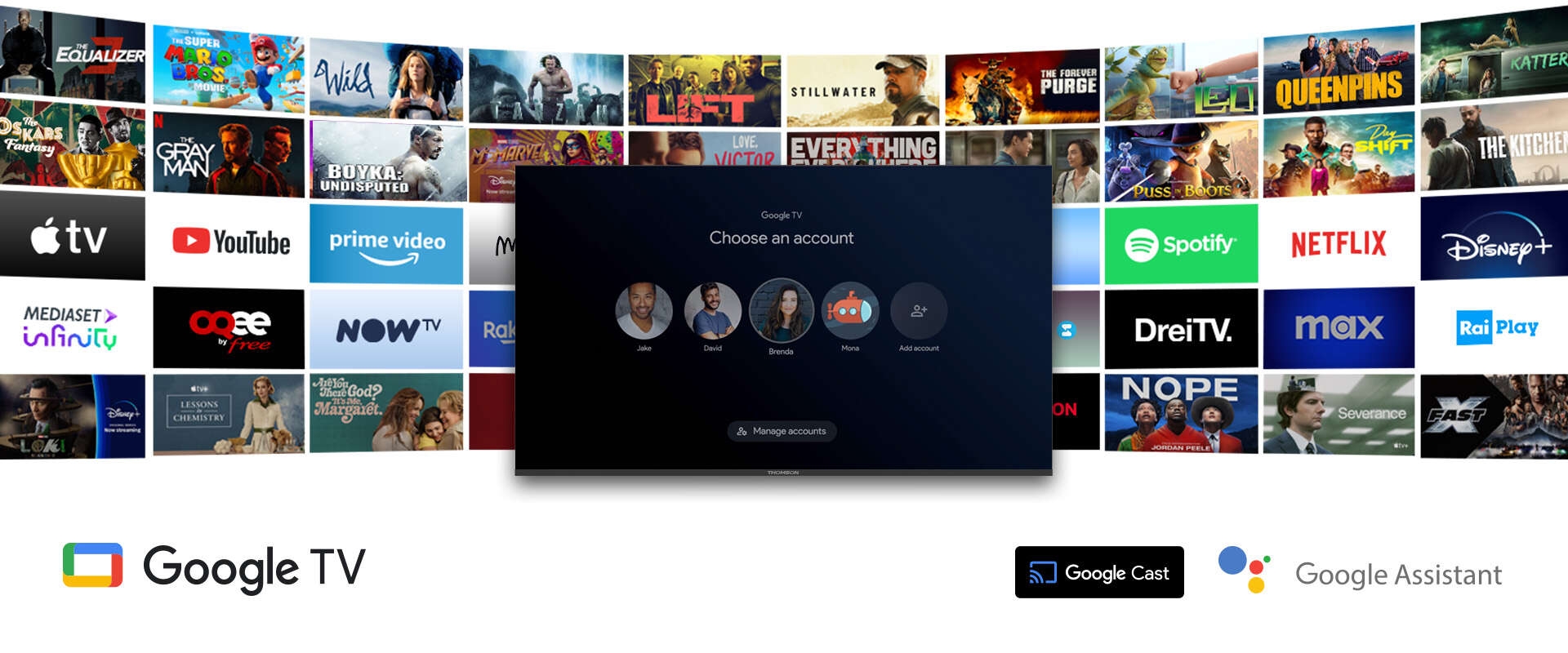 THOMSON Téléviseur 55" QLED, - 55TG5Q9 - Google TV - Garantie 2 Ans – Image 6