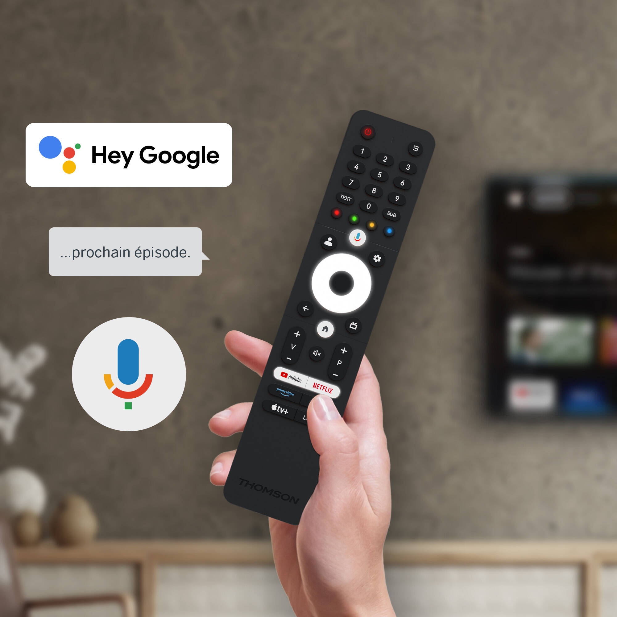 THOMSON Téléviseur 55" QLED, - 55TG5Q9 - Google TV - Garantie 2 Ans – Image 7