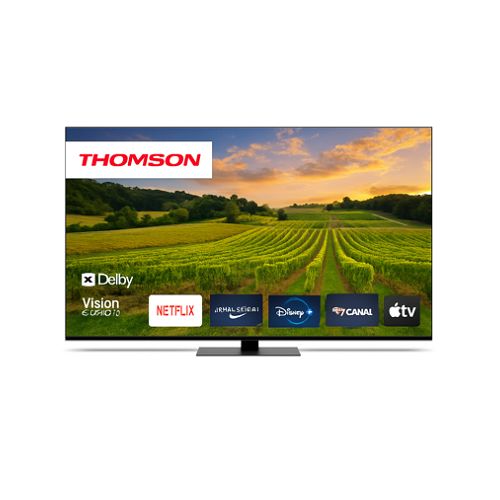 THOMSON Téléviseur 65" QLED, - 65TG5Q9 - Google TV - Garantie 2 Ans