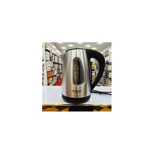 TIREXX Bouilloire En Acier Inoxydable 1,8 Litre 2200 watt Noir/Inox