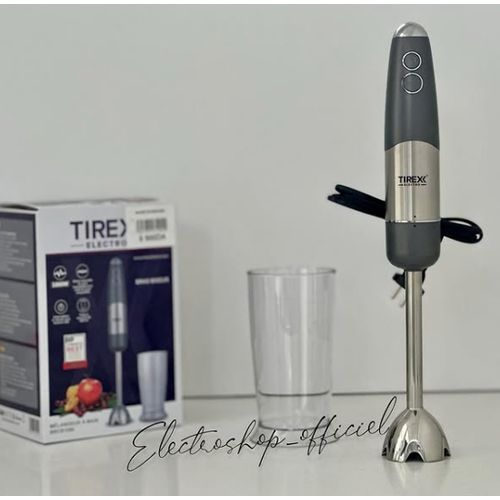 TIREXX Bras mixeur INOX 1000 W NOIR