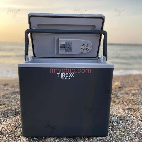 TIREXX Glacière Électrique Portable - Glacière pour Camping avec roues 60W - 33 Litres GLS200