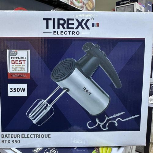 TIREXX Batteur Électrique À Main Inox 350W 8 vitesses et Turbo - BTX 350 – Image 2