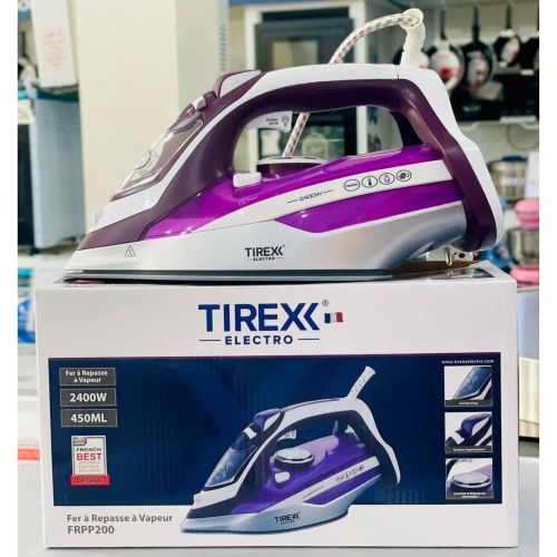 TIREXX Fer À Repasser À Vapeur 2400 W 450 ML Semelle En Céramique - FRPP200 – Image 2