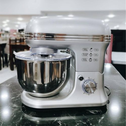 TIREXX Robot Pétrin Double Crochet Multifonction 1200W 5L 2.5KG - Engrenage Métallique - PTRX 120 G – Image 4