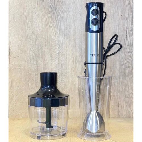 TIREXX Bras Mixeur Inox 3EN1 Multifonction 600W Avec Hachoir Et Fouet - BTX 800 – Image 3