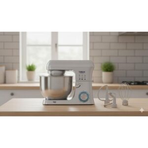 TIREXX Robot Pétrin Professionnel - 1500W Puissant - PTRC 100 INOX 6 LITRE 3 KG