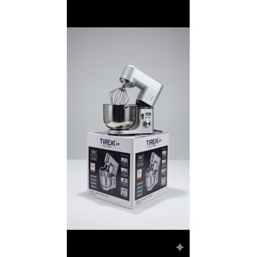 TIREXX Pétrin Professionnel PTR150GB - Double Crochet - 12L / 1500W double crochet inox
