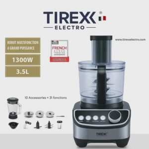 TIREXX Robot Multifonction 1300W - 3.5L 31 Fonctions pour une Cuisine Complète