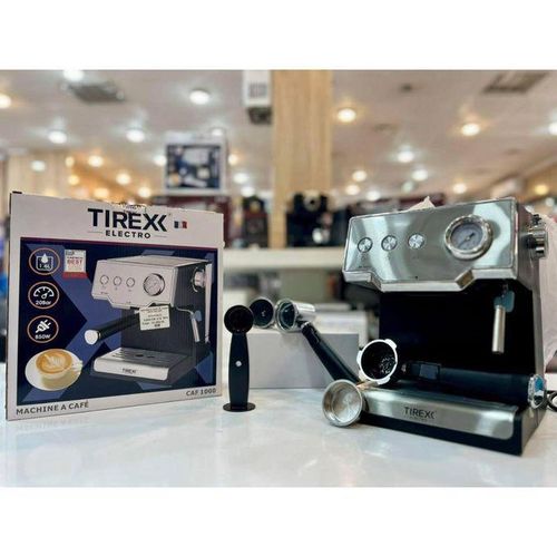 TIREXX Machine à Café à Bras Poudre Et Capsule 20 Bars 850W Avec Manomètre habillage en inox – Image 4