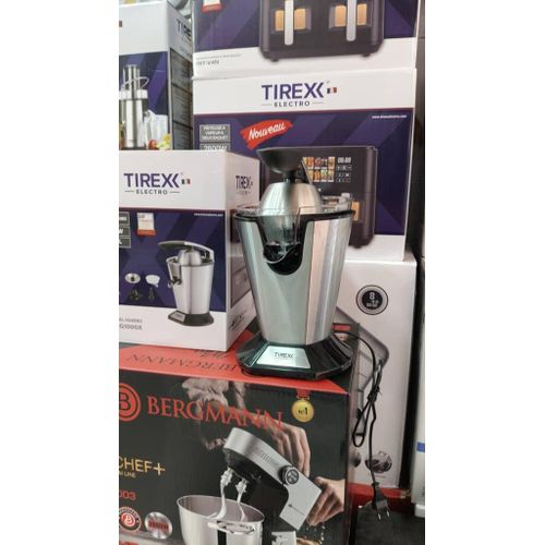 TIREXX Presse-Agrumes Électrique Tirex Electro PAG1000X – 600W – Acier Inoxydable – Image 7