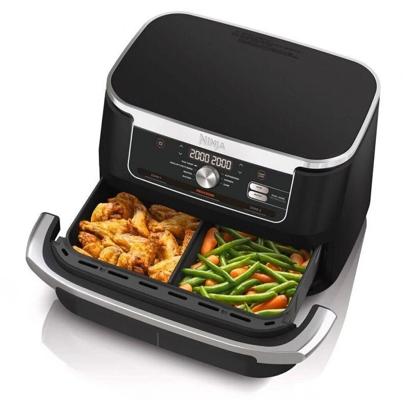 Ninja friteuse 10.4L foodi flex drawer air Fryer dual zone AF500EUCP original – Image 6