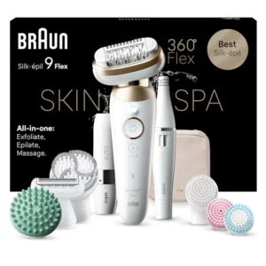 Braun Silk-épil 9 Flex SkinSpa 3D Épilateur