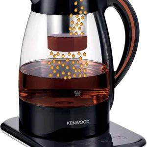 Kenwood 3-en-1 Machine à thé automatique + Bouilloire en verre électrique + Cafetière goutte à goutte 1.2L