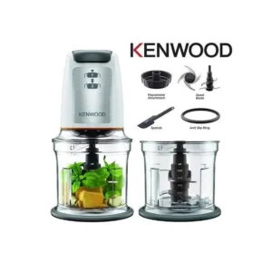 Kenwood Mini Hachoir électrique Easy Chop -500W- avec 2 bols de 500 ml CHP61.200WH