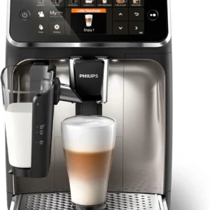 Machine à expresso entièrement automatique Philips 5400 Series EP5447/90 – 12 boissons, LatteGo