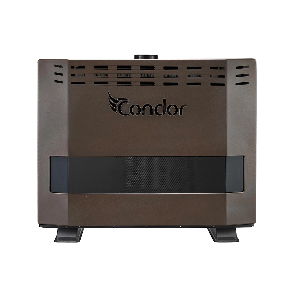 Radiateur à Gaz CONDOR CALDO – 10 KW – Détecteur CO- Café Noir CRG10CL1G