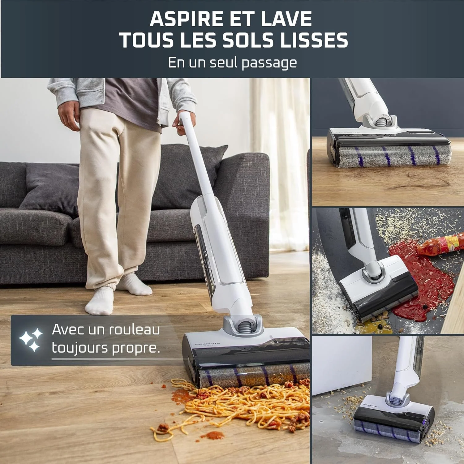 Aspirateur laveur sans fil Rowenta X-Clean 10 – Image 4