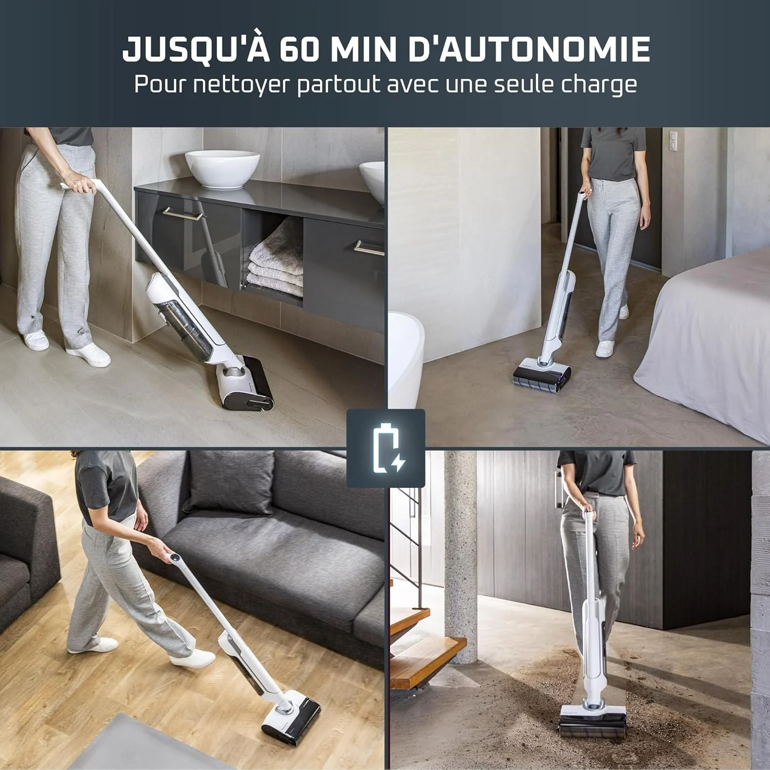Aspirateur laveur sans fil Rowenta X-Clean 10 – Image 7