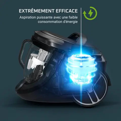 Aspirateur sans sac Rowenta SILENCE FORCE  Modèle Total Clean – Image 3
