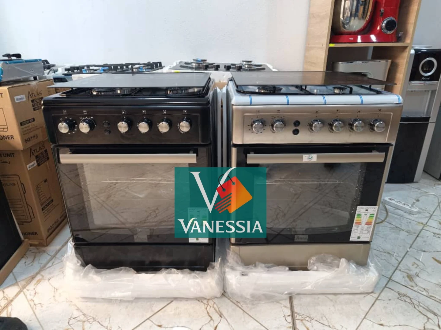 Cuisinière marque atlas inox ventiller – Image 4