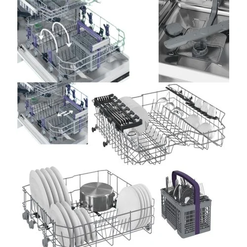 Beko Dishwasher 14 Place Settings- 5 Programs- Silver - BDFN15420S – Image 4