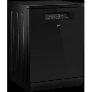Beko 60 cm Dishwasher with 15 Place Settings and 6 Programs - BDFN36531GB Black