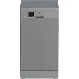 Beko Dishwasher, 10 Persons & 5 Programs, Compact Size, Width 45 Cm, Half Load Feature - Model DVS05020S