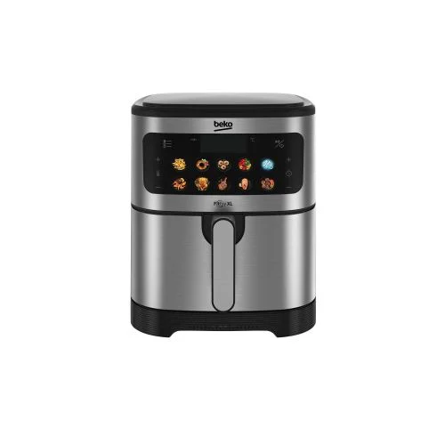 Beko Air Fryer, 6.8L Capacity, 10 Automatic Cooking Programs, Non-stick Coating, Indoor Kitchen Use, 1875W, 4.8 kg - FRL 5464 X