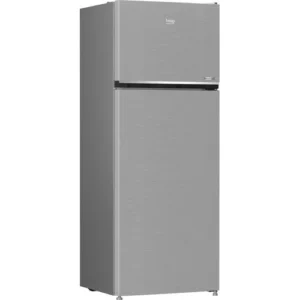 Beko No Frost Refrigerators - 406 Liters Net - Top Freezer - Dual Cooling - Pro Smart Inverter Compressor - 70 cm Width - Harvest Fresh Technology - Brushed Silver - RDNE455M20XBIDEG