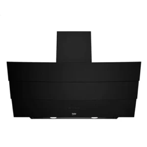 Beko Built-In Hood, Wall Mount, 90cm, Black - HCA92640BHE