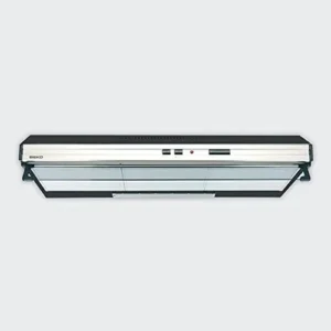 Beko Flat Built-In (Under-Cabinet) Hood - Stainless Steel - 2 Motors -TURKEY - Black-Silver