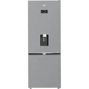 Beko No Frost Refrigerator - Combi (Bottom Freezer) - 490 Liters Net Capacity - Pro Smart Inveter Compressor - Harvest Fresh Technology - Titanium Inox - B5RCNE565HXPE
