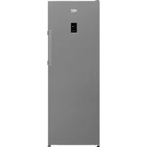 Beko Upright Freezer - 260 L Net - No Frost - 7 Drawers - Digital - 59.7 cm Width - Silver - B3RFNE294XS