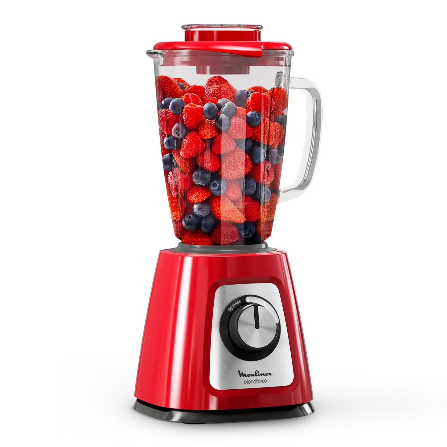 Blender Moulinex Blendforce2 En Verre 800W  Rouge