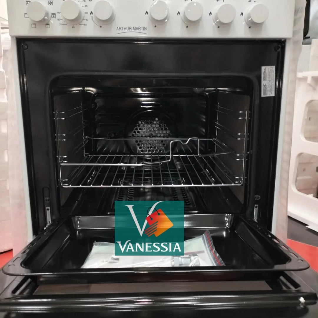 Cuisinière Arthur Martin 4 feux ventiller blanc – Image 3